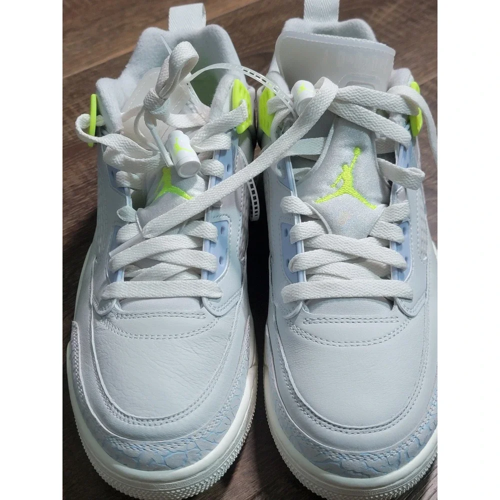 Jordan Spizike Low Football Grey Volt‎ Mens Basketball Shoes IB4464-025 Size 7.5